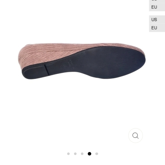 French Sole Gumdrop Canvas Wedge - Picture 4 of 12